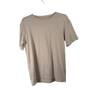 Rhoback Blitz Tech Tee Short Sleeve Heather Grey Performance Gym Mens Small